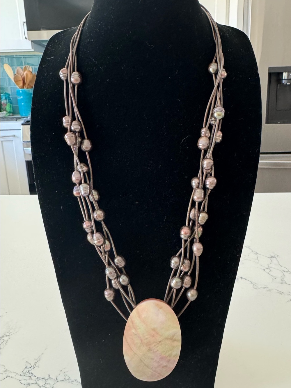 Women's Multi-Strand Pearl Necklace
